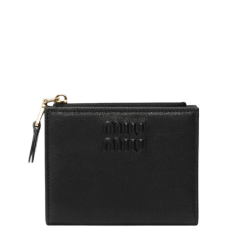 Miu Miu Logo Wallet Black 5ML050-AEFX-F0002