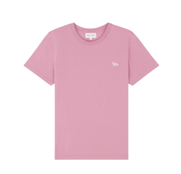 (W) Maison Kitsune Baby Fox Patch Regular T-Shirt Blossom