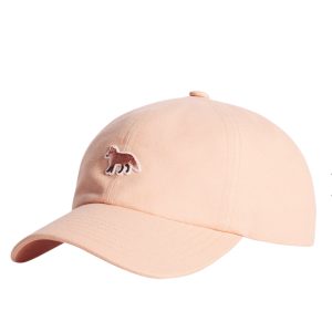 (W) Maison Kitsune Baby Fox 6P Cap Porcelaine Pink