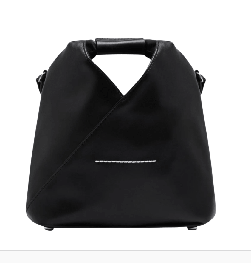 MM6 Maison Margiela Japanese Faux Leather Bag Black