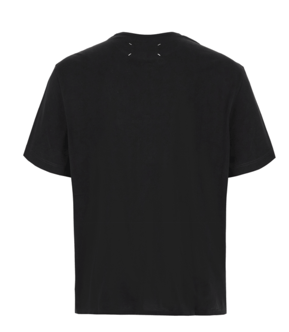 Maison Margiela Black Cotton Numeric T-Shirt