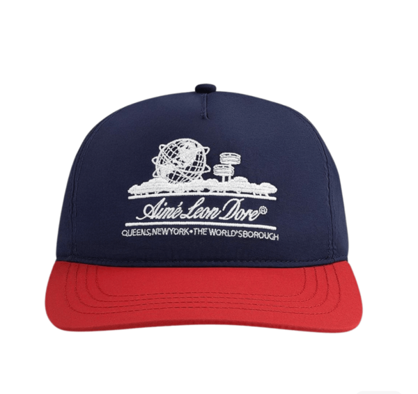 Aime Leon Dore Nylon Unisphere Hat Navy Multicolor
