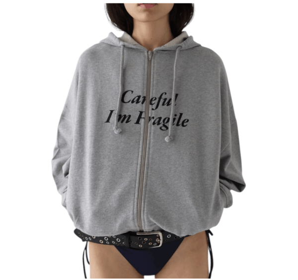 GIMAGUAS - CAREFUL SWEATSHIRT GREY