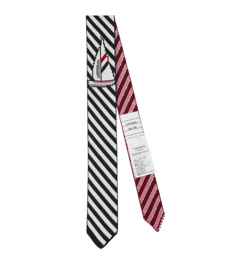 Thom Browne Striped Tie MNL080K Y4003 415 