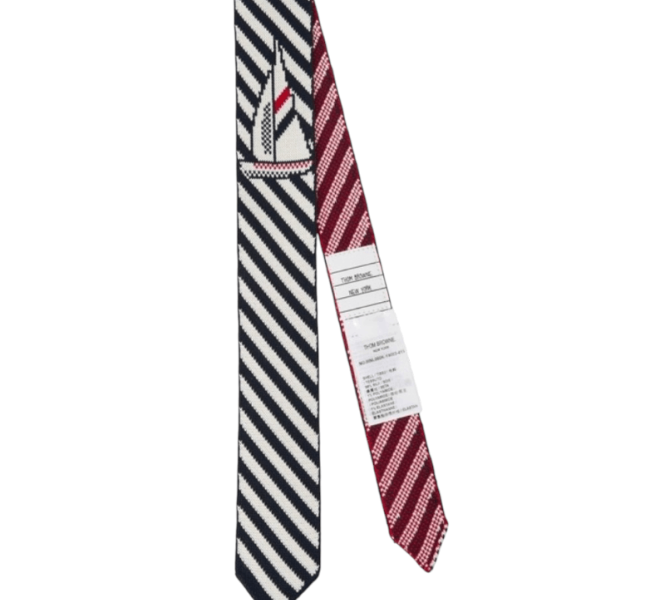 Thom Browne Striped Tie MNL080K Y4003 415 