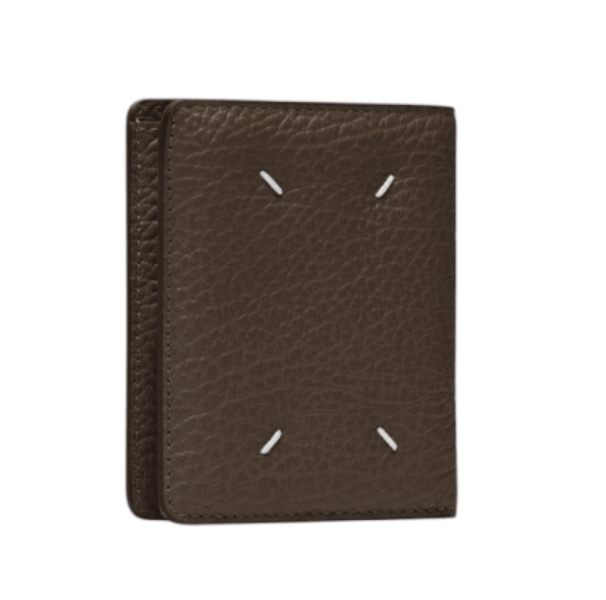 Maison Margiela Four Stitches Pocket Card Holder Brown