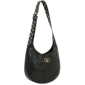 Valentino Garavani Logo Leather Shoulder Bag 