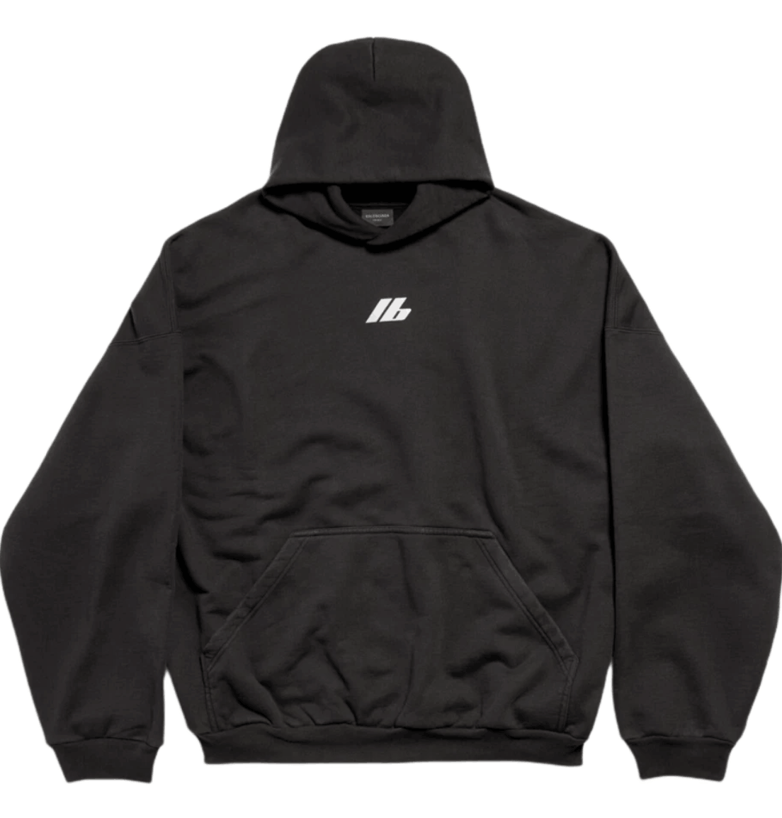 Balenciaga Activewear Hoodie Oversized Black