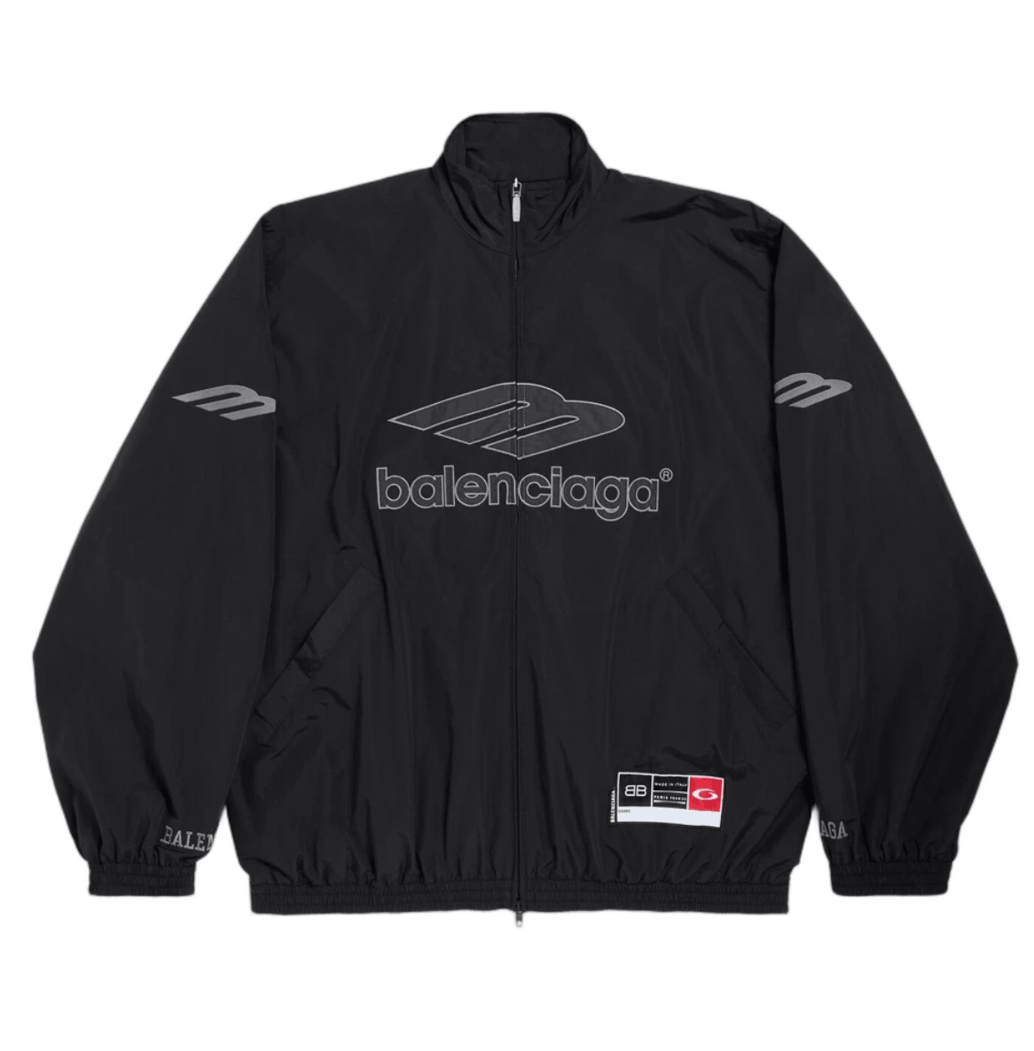 Balenciaga 3B Football Tracksuit Jacket Black