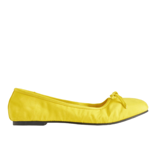 (W) Balenciaga Leopold Ballerina Yellow
