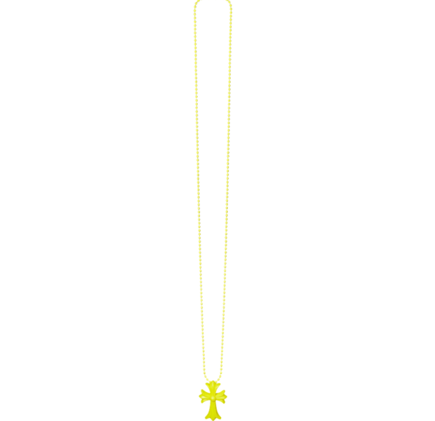 Chrome Hearts Silichrome CH Cross Pendant Yellow 2025