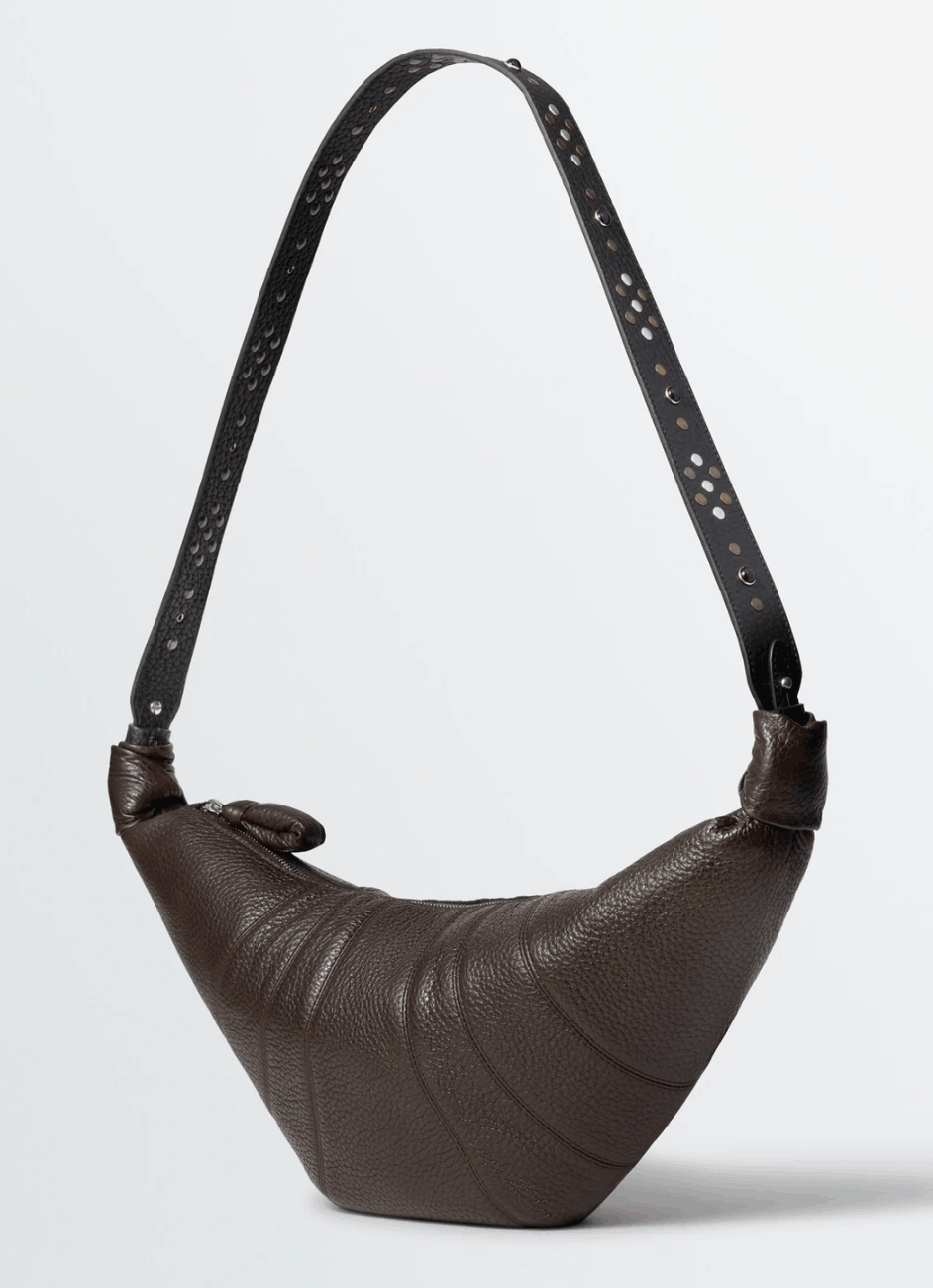 WESTERN STUDS MEDIUM CROISSANT BAG IN LEATHER 