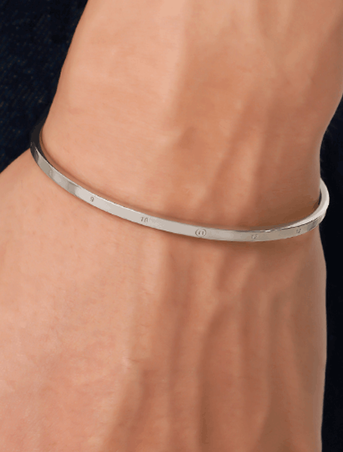 Maison Margiela Number Reference Cuff Bracelet  SM1UY0106 P9246 121