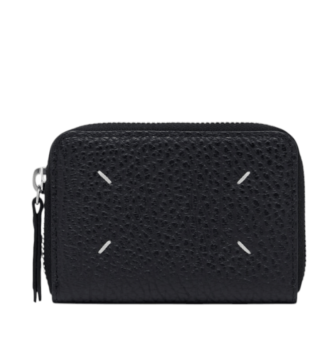 Maison Margiela Four Stitches Grained-leather Cardholder