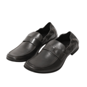 MM6 Swing-toe leather loafers