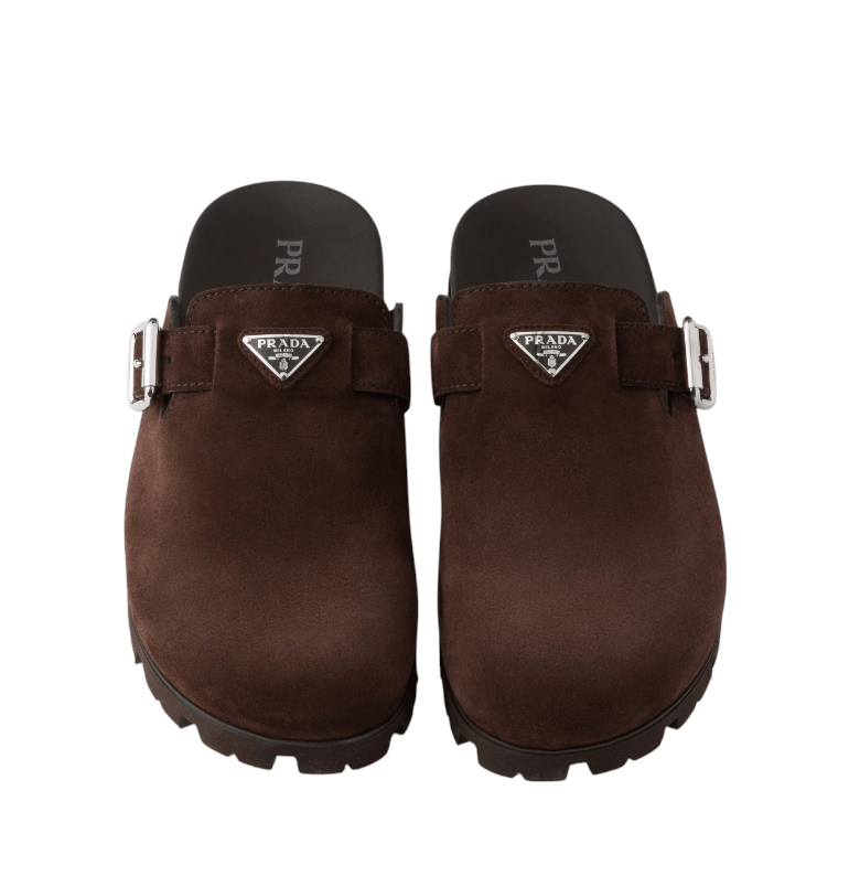 Suede mules - Desert Beige