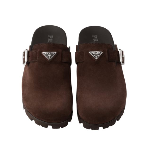 Suede mules - Desert Beige