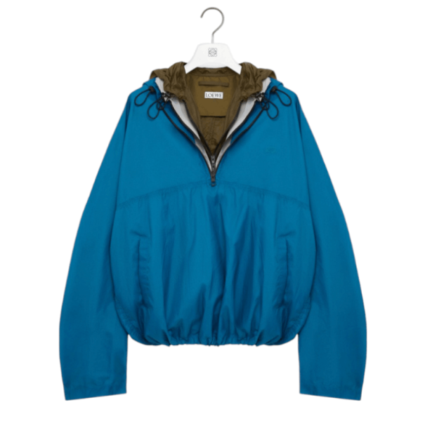 Anorak in technical shell Blue 
