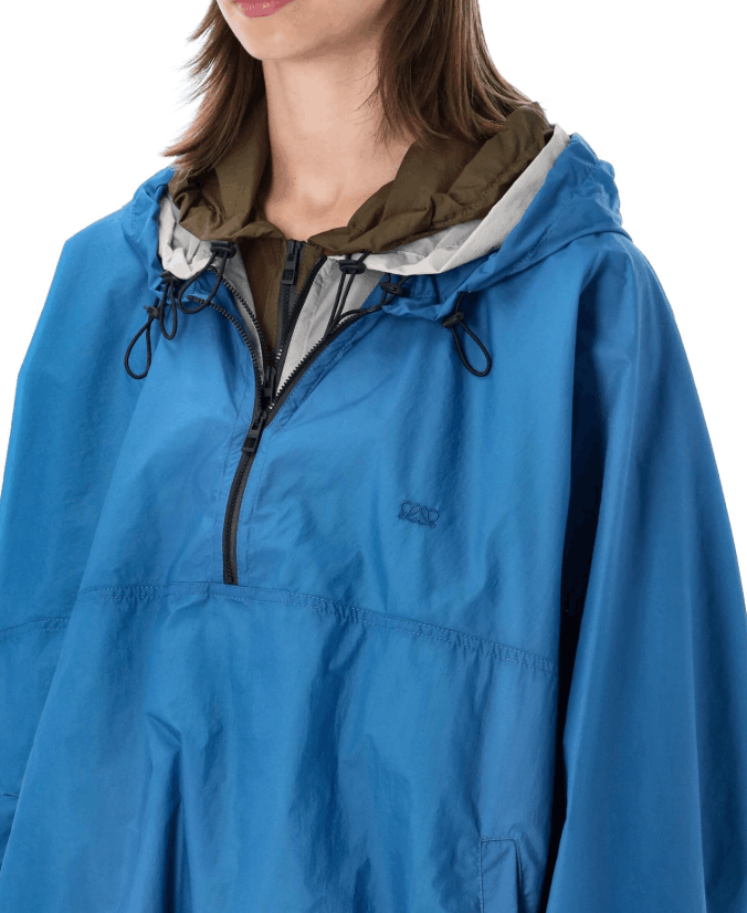 Anorak in technical shell Blue 