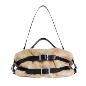 Faux Fur Biker Belt Bag 