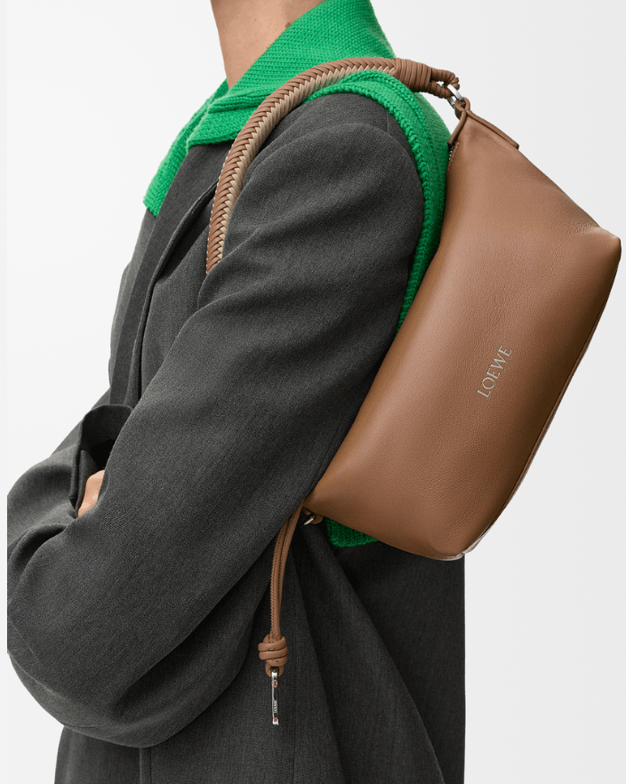 Loewe Cala Mini Nappa Lambskin Mini Bag - Mocha/Beige