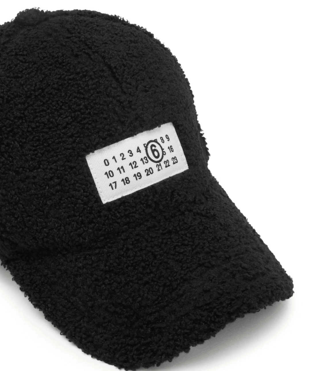 Reversible teddy nylon cap Black