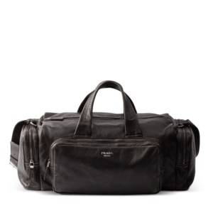 Dark Brown Nappa Leather Duffel Bag