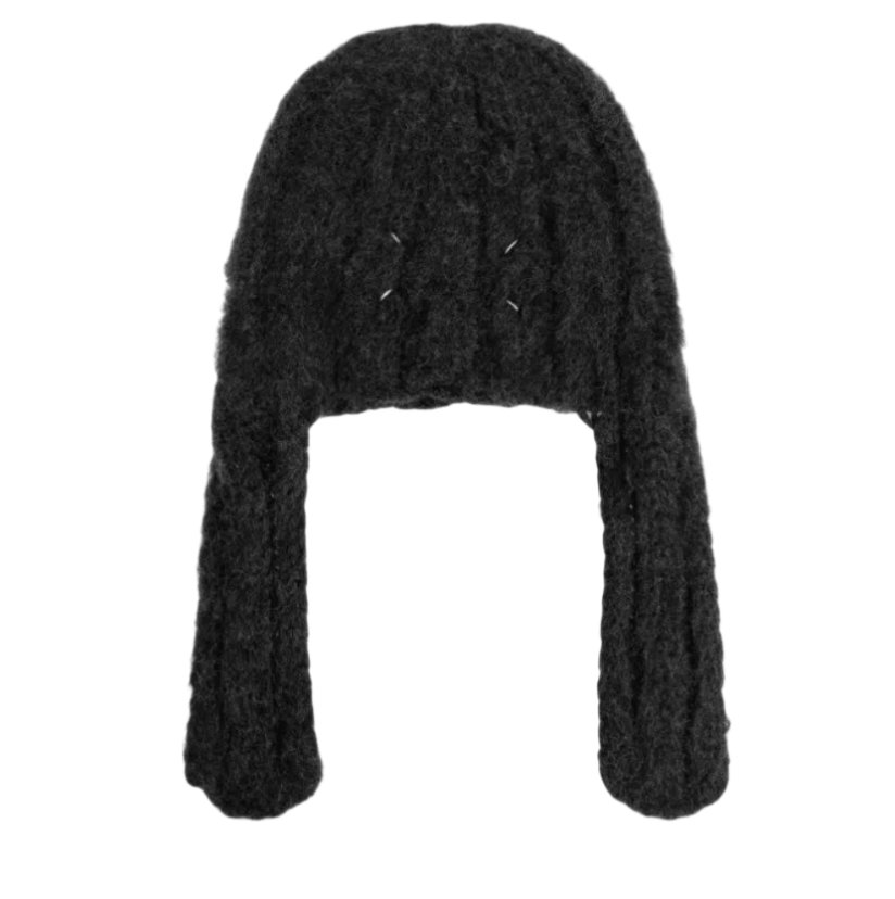 Maison Margiela cable-knit Beanie Hat - Grey