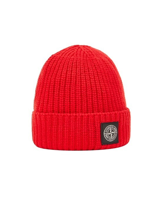 Logo patch wool beanie 