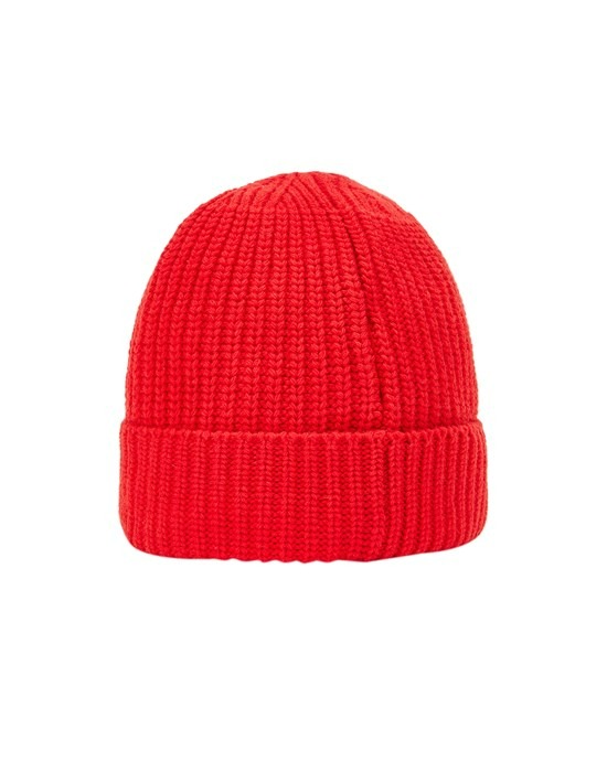 Logo patch wool beanie 