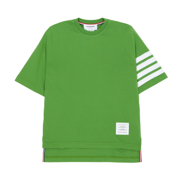 (W) Thom Browne Short Sleeve T-Shirt Green - 25FW