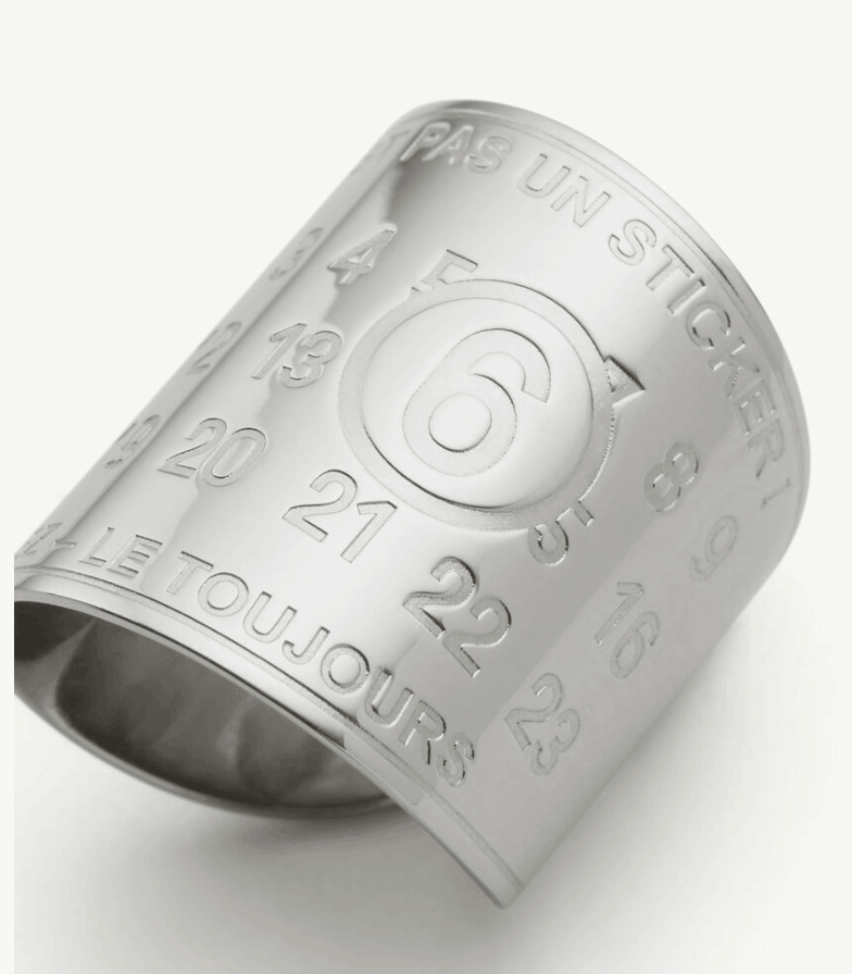Gray Souvenir sticker band ring
