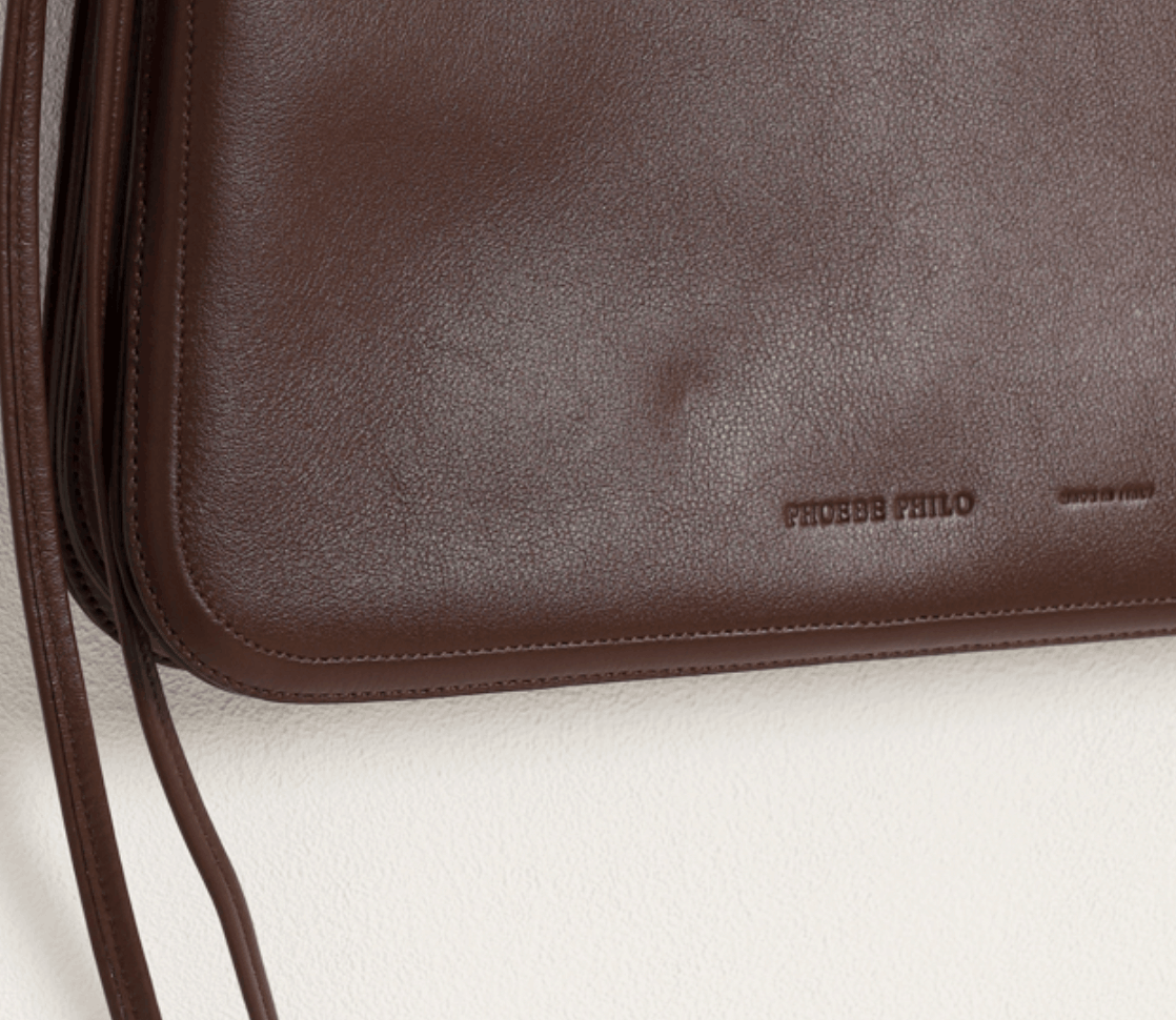 Phoebe Philo Gig Medium Shoulder Bag in Brown