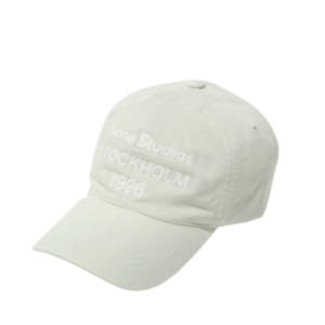 Washed logo baseball cap - Oyster grey