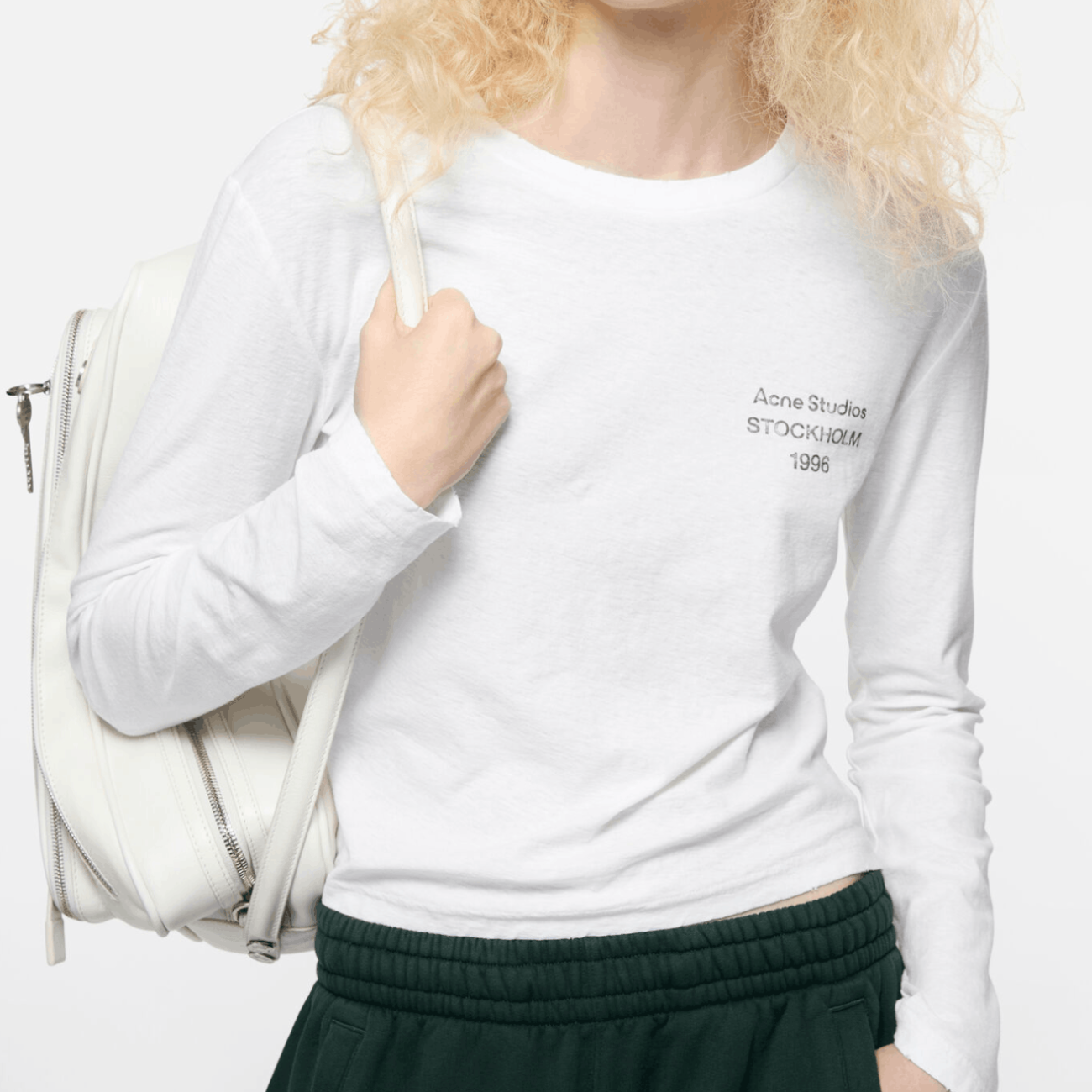 Distressed logo t-shirt - Off white