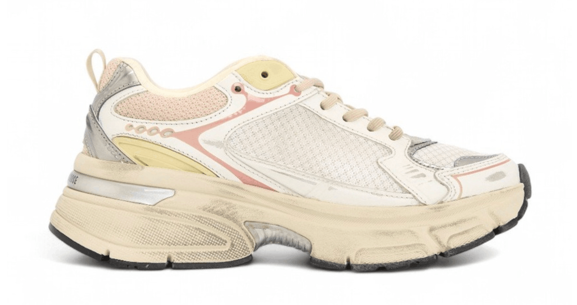(W) Golden Goose Lightstar Sneakers White Pink