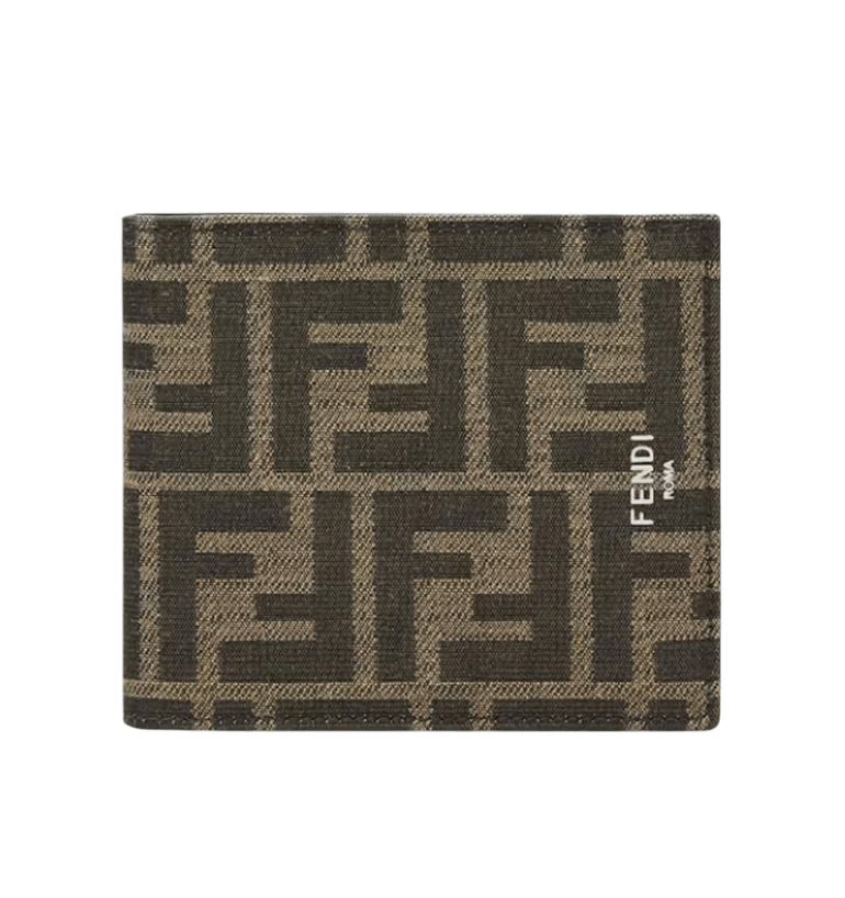 Fendi FF Fabric Bifold Wallet Brown