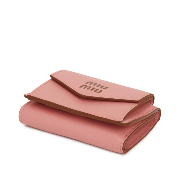 (W) Miu Miu Short Wallet Pink