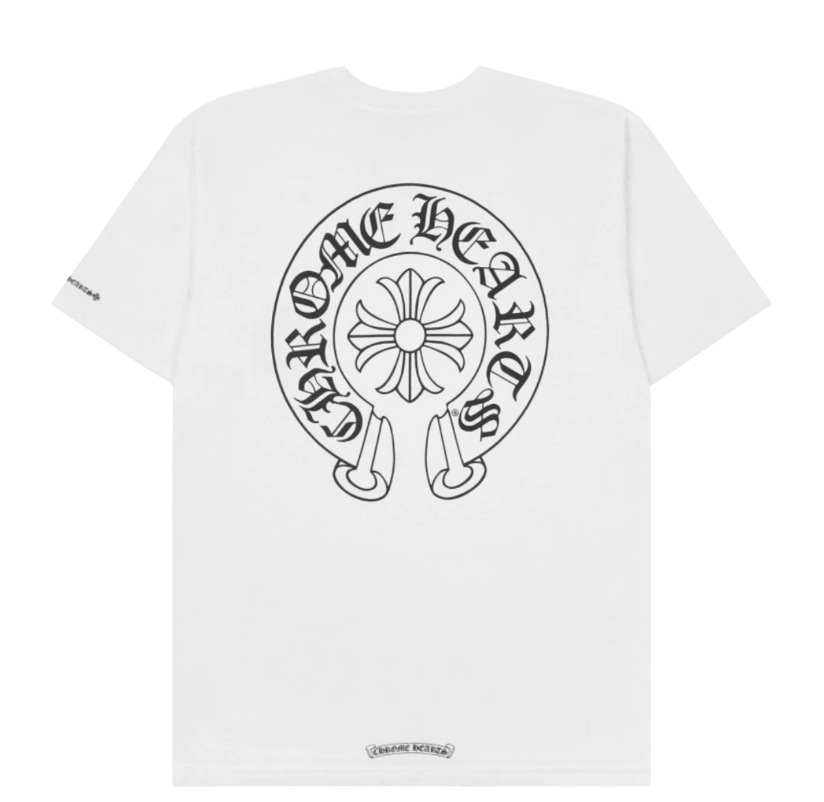 Chrome Hearts Horseshoe Logo Pocket T-Shirt White