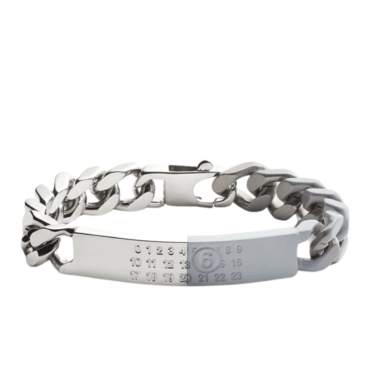 MM6 Maison Margiela Chain Bracelet Silver SM6UY0049P8339971