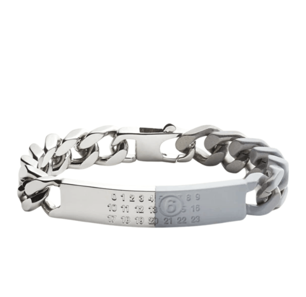 MM6 Maison Margiela Chain Bracelet Silver SM6UY0049P8339971
