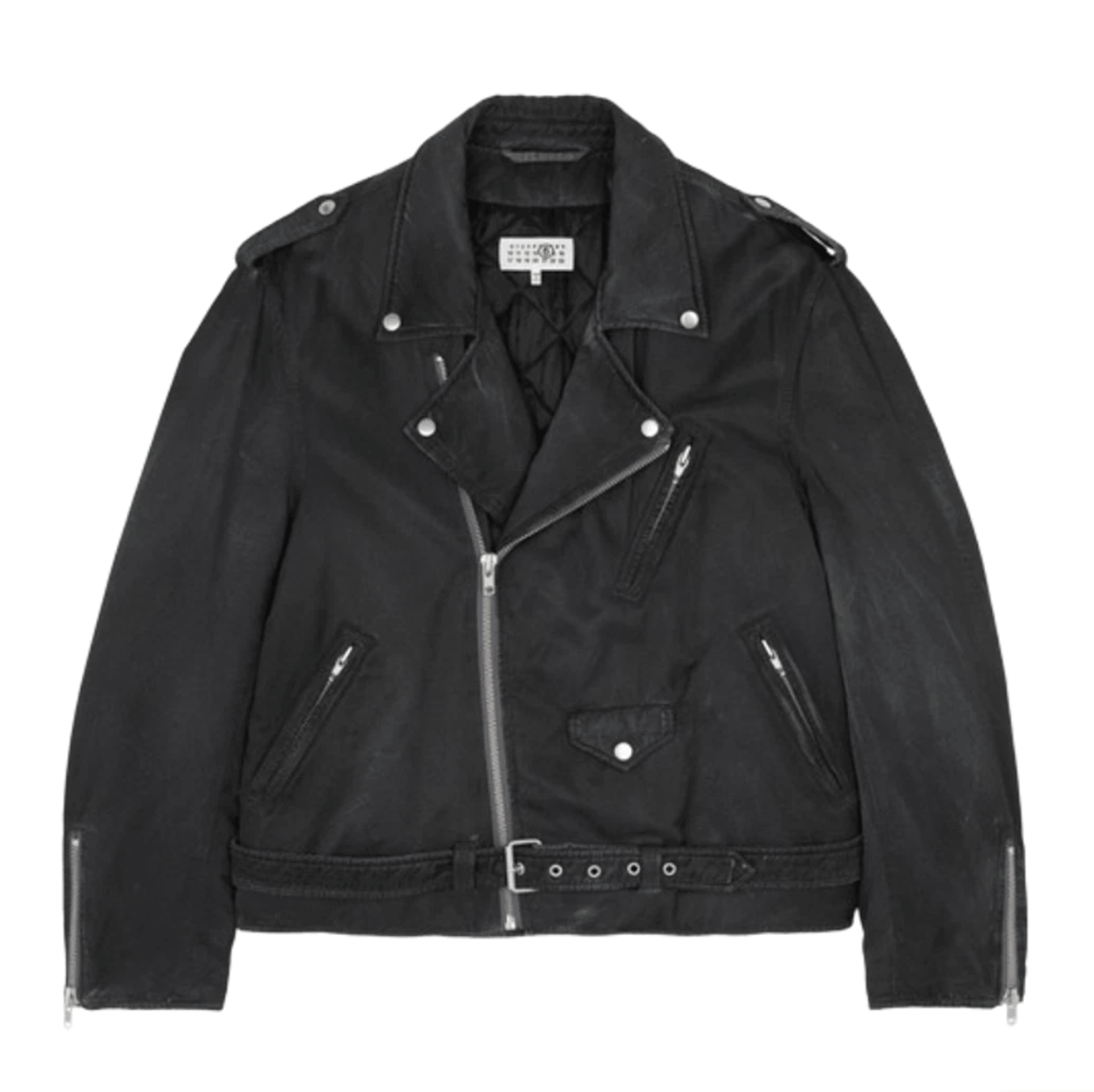 MM6 Maison Margiela Biker Jacket Black