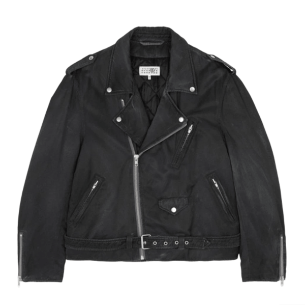 MM6 Maison Margiela Biker Jacket Black