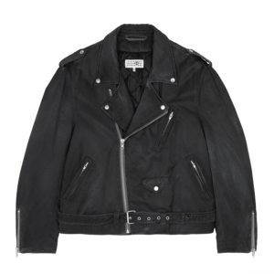 MM6 Maison Margiela Biker Jacket Black