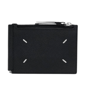 Black money clip wallet