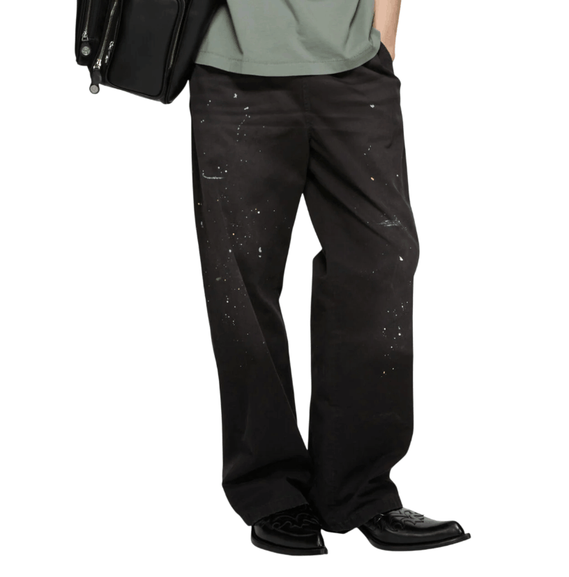 Washed cotton trousers BK0778-900