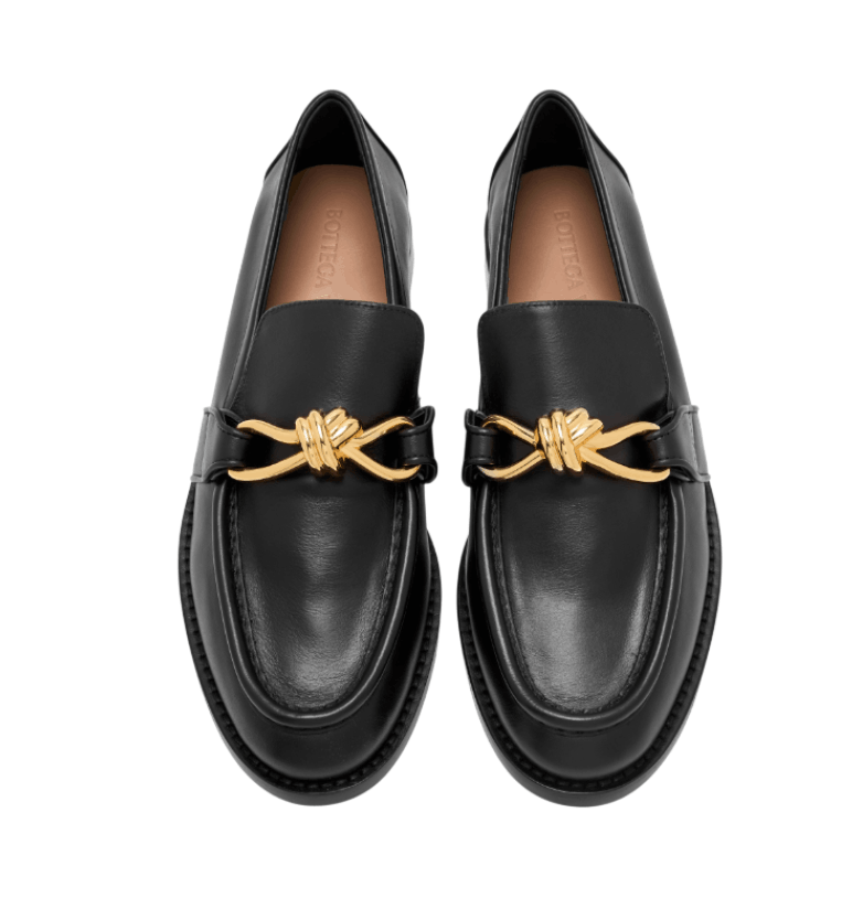 Bottega Veneta BLACK Astaire loafers