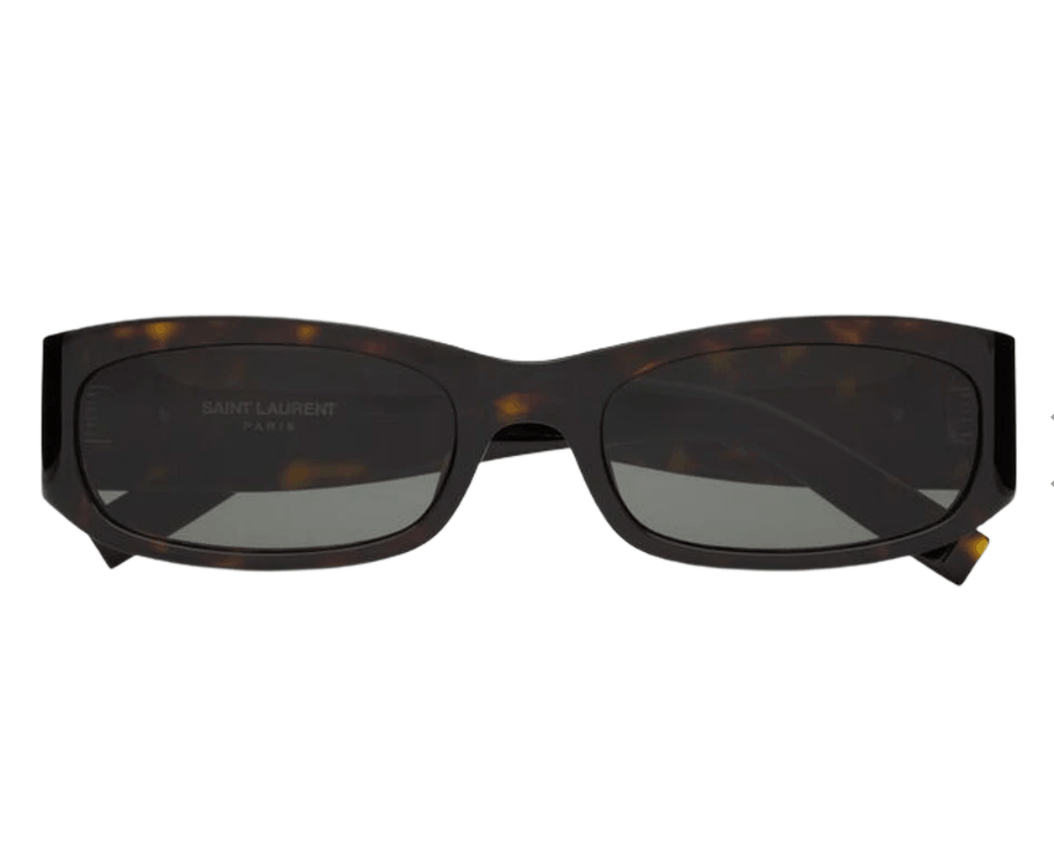(W) Saint Laurent SL 557 Shade Sunglasses Dark Havana Grey