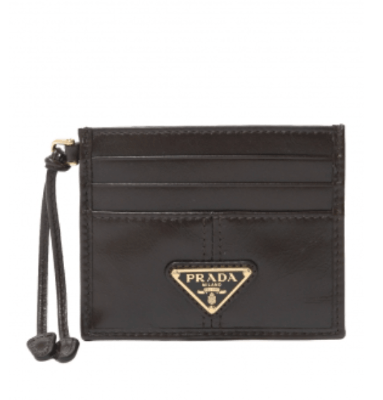 Leather card holder - Dark Brown