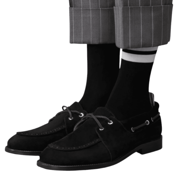 CALF SUEDE BOAT SHOE